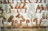 Fragment malowidła ściennego z grobowca TT56 królewskiego skryby Userhata w Luksorze.